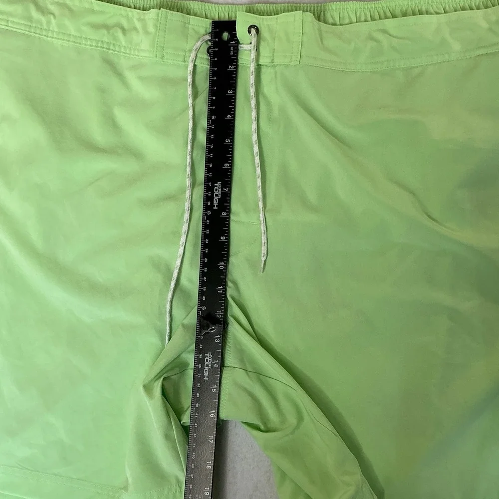 The Foundry Supply Co Mens 4XL Lime‎ Green Swim Trunks Mesh Lined Board Shorts